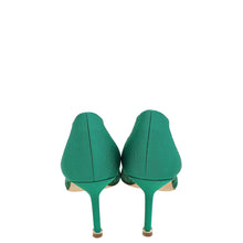 Manolo Blahnik Green Hangisi Lace Embellished Pump 39.5