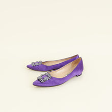 Manolo Blahnik Violet Hangisi Flats 37.5