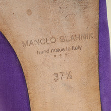 Manolo Blahnik Violet Hangisi Flats 37.5