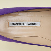 Manolo Blahnik Violet Hangisi Flats 37.5