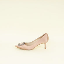 Manolo Blahnik Nude Hangisi 70 Bellini Satin Pump 38.5