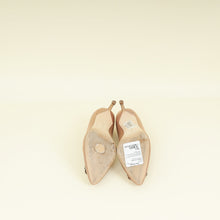 Manolo Blahnik Nude Hangisi 70 Bellini Satin Pump 38.5