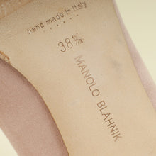 Manolo Blahnik Nude Hangisi 70 Bellini Satin Pump 38.5