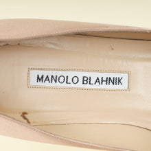 Manolo Blahnik Nude Hangisi 70 Bellini Satin Pump 38.5