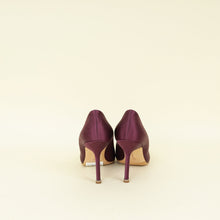 Manolo Blahnik Purple Hangisi Satin Pump 38.5