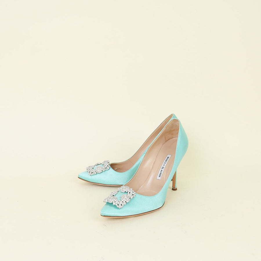 Manolo Blahnik Tiffany Hangisi Pumps 39.5