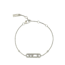 Messika 18K White Gold Baby Move Pavé Diamond Bracelet