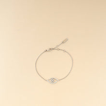 Messika 18K White Gold Lucky Eye Pave Diamond Bracelet