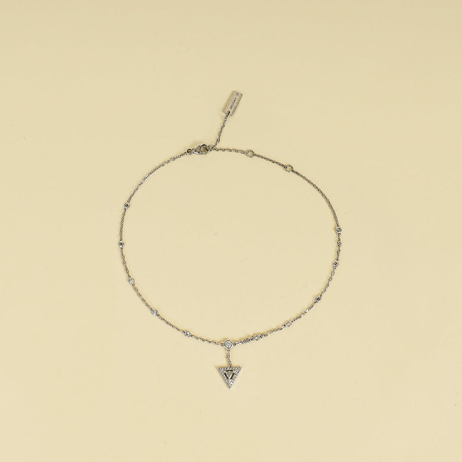 Messika 18K White Gold Diamond Thea Ankle Bracelet
