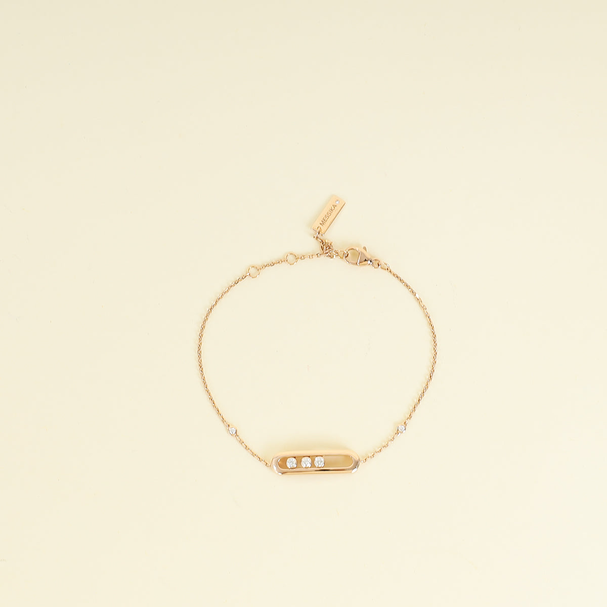 Messika 18K Rose Gold Baby Move Diamond Bracelet