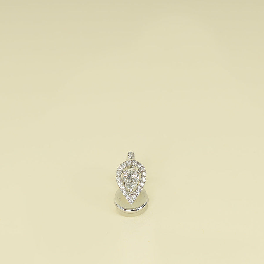 Messika 18K White Gold Diamond My Twin Single Top Clip Earring