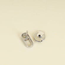 Messika 18K White Gold Move Uno Stud Diamond Earrings