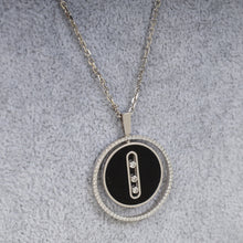 Messika 18K White Gold Lucky Move Diamond and Onyx Necklace