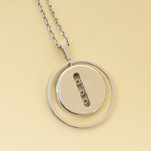 Messika 18K White Gold Lucky Move Diamond and Onyx Necklace