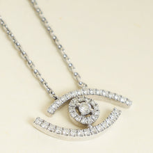 Messika Lucky Eye Pavé Necklace