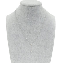 Messika 18K White Gold My Twin Tie Diamond Necklace