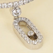 Messika 18K White Gold Diamond Move Uno Pave Drop Ring 53