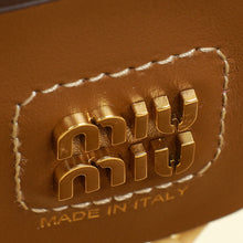 Miu Miu Bicolor Woven Fabric Bag