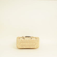 Miu Miu Bicolor Woven Fabric Bag