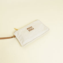 Miu Miu Bicolor Woven Fabric Bag