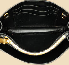 Miu Miu Black Crocodile Embossed Clutch Bag