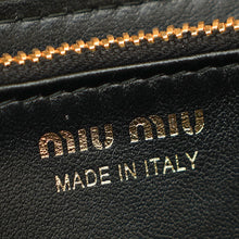 Miu Miu Black Crocodile Embossed Clutch Bag