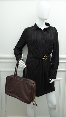 Miu Miu Briarwood Beau Top-Handle Large Bag