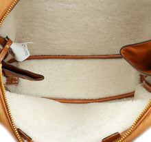 Miu Miu Bicolor Beau Shearling Top-Handle Bag