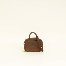 Miu Miu Dark Brown Suede Micro Bag