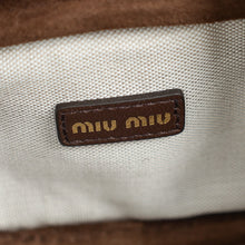 Miu Miu Dark Brown Suede Micro Bag