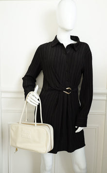 Miu Miu Ivory Beau Top-Handle Bag