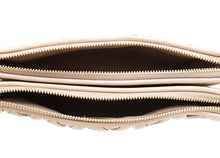 Miu Miu Nude Double Zip Matelassé Crossbody Bag