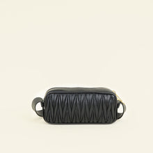 Miu Miu Black Matelasse Nappa Shoulder Bag