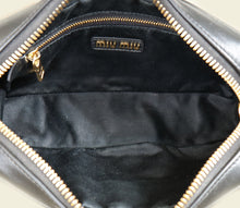 Miu Miu Black Matelasse Nappa Shoulder Bag