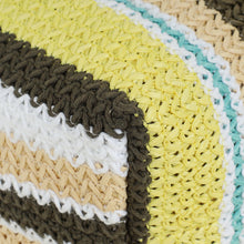Miu Miu Multicolor Woven Raffia Large Tote Bag