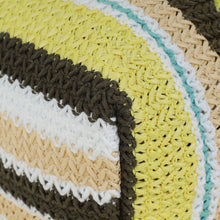 Miu Miu Multicolor Woven Raffia Large Tote Bag