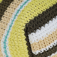 Miu Miu Multicolor Woven Raffia Large Tote Bag