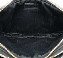 Miu Miu Black Nappa Matelasse Double Zip Crossbody Bag