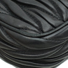 Miu Miu Black Nappa Matelasse Double Zip Crossbody Bag