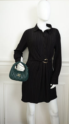 Miu Miu Emerald Green Mini Wander Hobo Bag