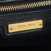Miu Miu Black Matelasse Tote Bag