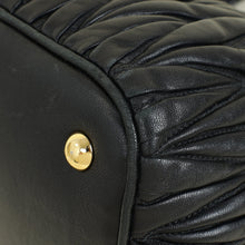 Miu Miu Black Matelasse Tote Bag