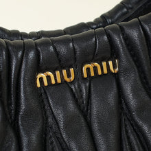 Miu Miu Black Matelasse Tote Bag