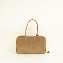Miu Miu Brown Beau Corduroy Top Handle Bag