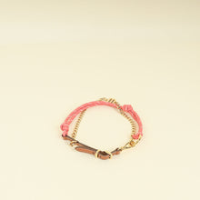 Miu Miu Bicolor, Cord and Metal Trick Keyring