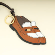 Miu Miu Brown Multicolor Penny Loafer Keychain Trick