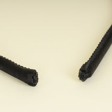 Miu Miu Black Satin Crystal Embellished Headband