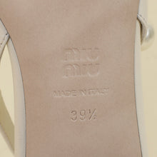 Miu Miu Bicolor Chain Pearl Slingback Pumps 39.5