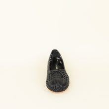 Miu Miu Black Woven Ballerina Flat 40