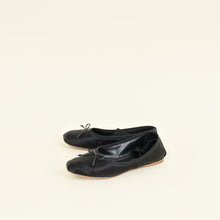 Miu Miu Black Satin Ballerinas 37.5